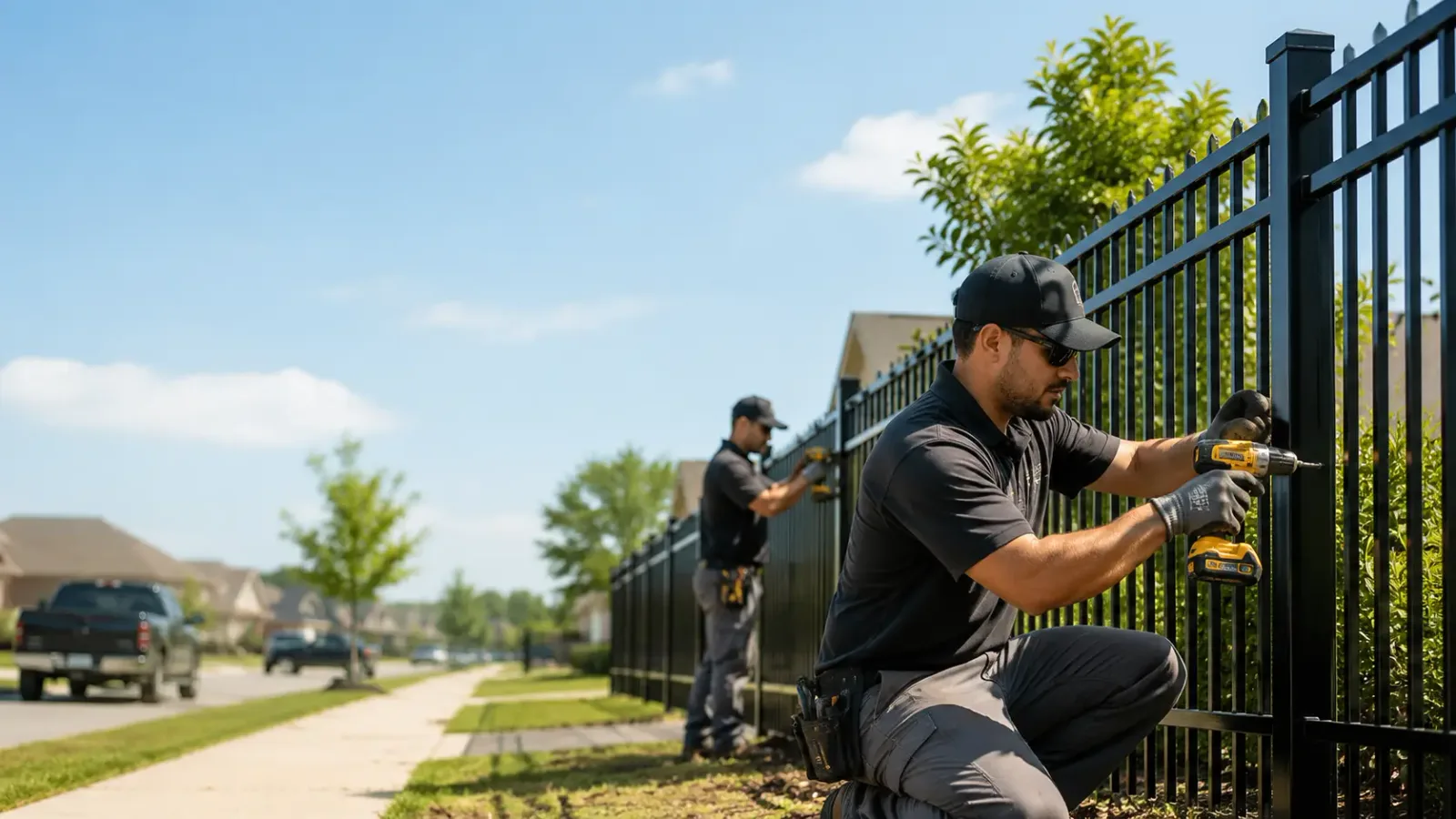 Metal Fence Installation in Levittown, NY
